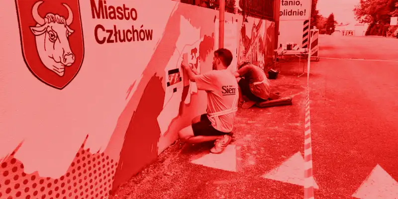 murale w czluchowie motocross